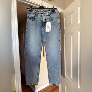 Light Blue Non-Stretch Denim Jeans